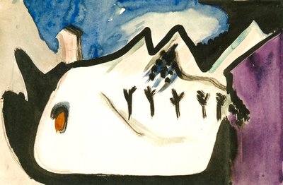 Snowy Landscape by Ernst Ludwig Kirchner